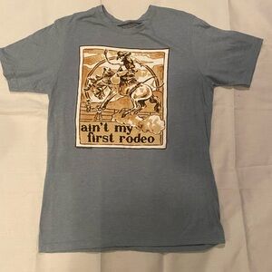 Blue Women’s Western Graphic Tee